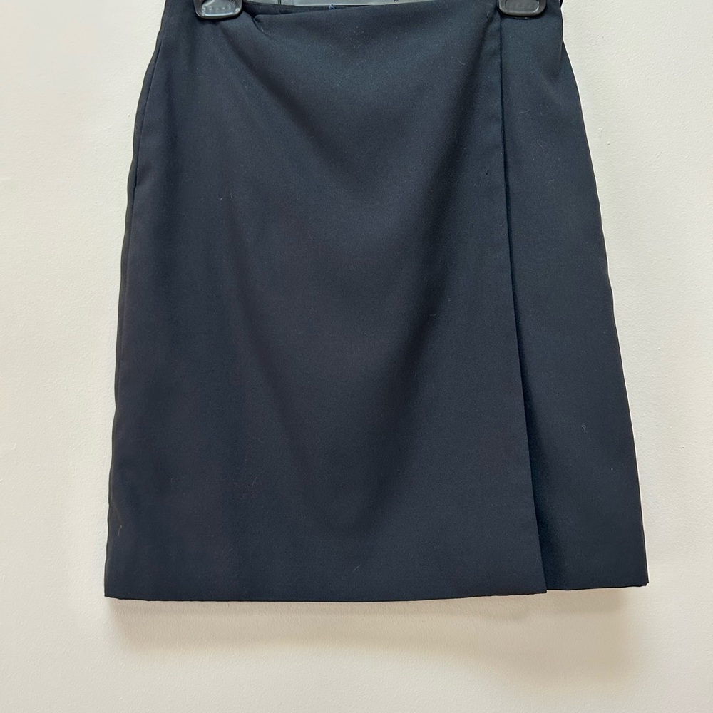 NWT*  Prada  Classic Black Wrap Skirt